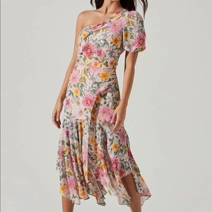 Santorini One Shoulder Midi Dress